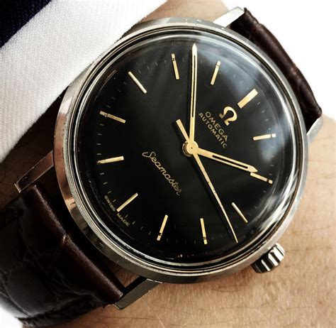 omega 1958 vintage seamaster black|omega seamaster 1957 vintage.